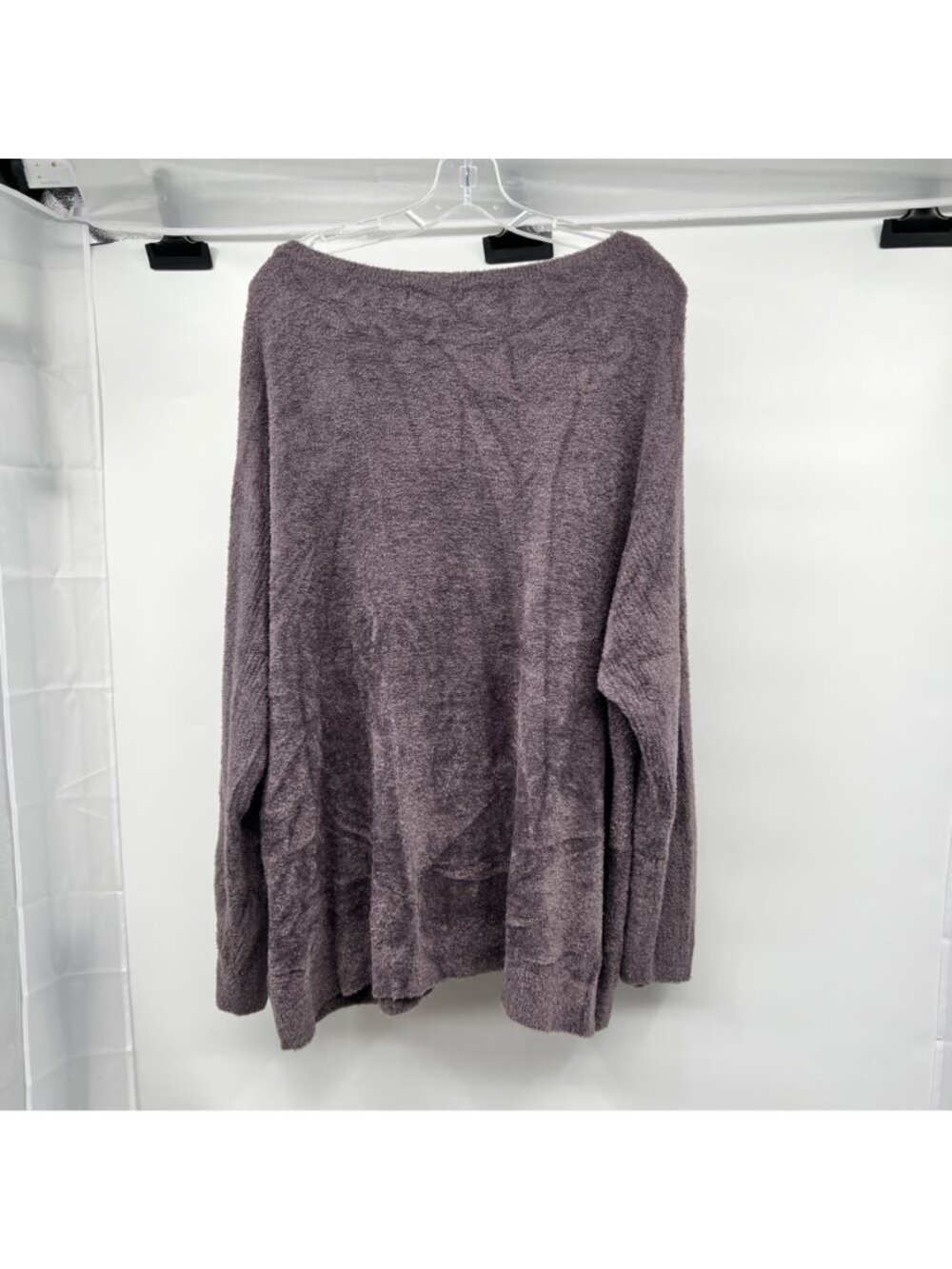 Barefoot Dreams Womens Soft Knit Sweater Purple Pullover Size 3X - Picture 7 of 9
